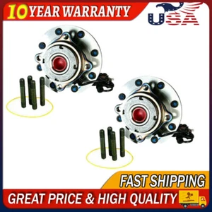 Front Wheel Hub & Bearing Pair for Ford F250 F350 F450 Super Duty DRW TX 4WD - Picture 1 of 18