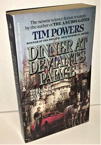 DINNER AT DEVIANT'S PALACE by Tim Powers First Edition Ace Paperback 1985 SF - Imagen 1 de 6