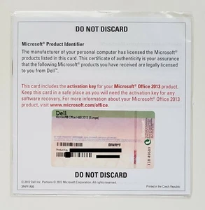 Microsoft Office 2013 Home and Business Vollversion MUI Medialess OEM PKC NEU - Bild 1 von 1