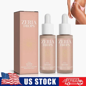 2PCS Zeria Drops Sunless Tanning Drops Natural Boost Melanin Enhancing Skin Tone - Picture 1 of 20