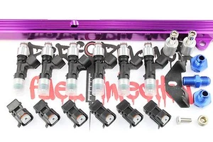 NEW Fuel Rail w/ 650cc BOSCH Fuel Injectors FITS Nissan Skyline GTR RB26DETT R32 - Picture 1 of 8