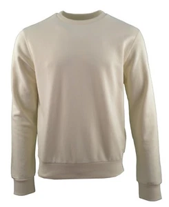 Maison Margiela Sudadera Jumper Cuero Codo Parche Crema Blanco Mediano M 3XL - Imagen 1 de 4