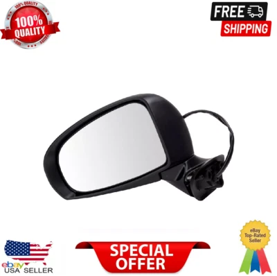 Espejos retrovisores térmicos eléctricos negro brillante lado izquierdo para Toyota Prius Premium 10-15 4 puertas Foto 1 de 4