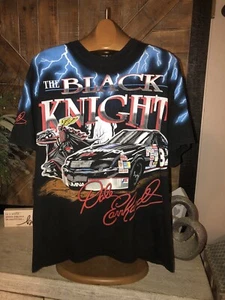 CAMISETA VINTAGE NASCAR DALE WONHARDT EL CABALLERO NEGRO Chase Authentics XL AOP - Imagen 1 de 8