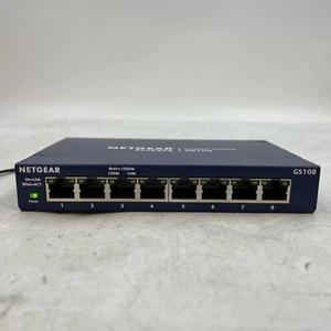 NETGEAR ProSafe 8-Port Gigabit Switch GS108 - Picture 1 of 5