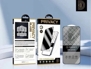 Premium Privacy Full Cover Screen Protector for iPhone 16 15 14 13 12 11 Pro Max - Picture 1 of 14