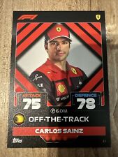 Topps Turbo Attax Formel 1 - 2022 -  # 33 - Carlos Sainz - Off The Track