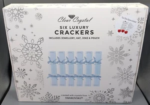 Seis galletas navideñas de lujo Swarovski - Cristal transparente - Joyería - PVP £249 - Imagen 1 de 8