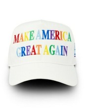 Official Donald Trump Rainbow Pride MAGA Hat Make America Great Again Cali-Fame