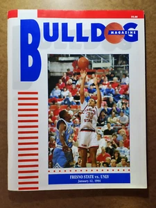 1991 Fresno State BULLDOG MAGAZINE - SIGNED by Basketball Coach & TEAM - Calif. - Picture 1 of 20
