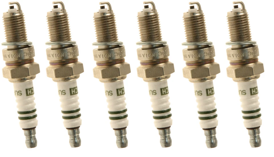 Juego de 6 bujías BMW E24 M6 E28 M5 E30 M3 OEM Super Plus #X5DC (7409) Foto 1 de 1
