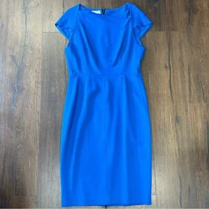 Abito tubino Narciso Rodriguez Barney’s New York blu lana vergine TG 44/8 - Foto 1 di 4