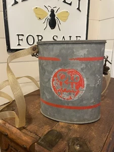 Old Pal Vintage Tin Bait Bucket With Strap RARE🦄 - Picture 1 of 10