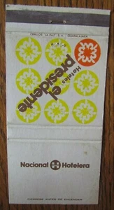 ALL OVER MEXICO MATCHBOOK MATCHCOVER: EL PRESIDENTE HOTELS -F - Bild 1 von 1