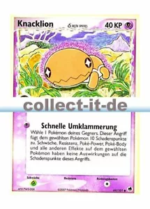 Pokemon EX Dragon Frontiers 69/101 - Knacklion Deutsch - Bild 1 von 1