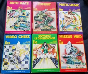 6 NOS MPT-03 Games Not Sealed Missile War, Auto Race, Combat Math / Logic Etc - Picture 1 of 9