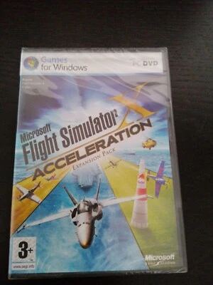 MICROSOFT FLIGHT SIMULATOR X ACCELERATION EXPANSION PACK PC DVD NEW SEALED - Image 1 of 3