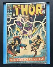 Thor #129 VG+ 2.5 1st Appearance Ares! Kirby/Colletta Cover!  Marvel 1966 🤗