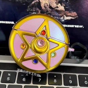 Custodia auricolare Sailor Moon silicone morbido e cover TPU per moschettone AirPods Pro1 2 - Foto 1 di 8