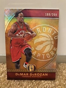2016-17 Panini Gold Standard #43A DeMar DeRozan /269 Basketball Card Free Ship