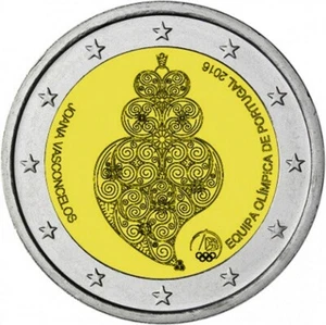 Portugal - 2 Euro Commemorative 2016 Olympic Team - FREE SHIPPING - Picture 1 of 3