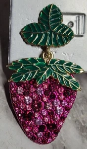 Dangle Earrings Sugar Fix by Baublebar Strawberries Berry Tale This Is My Jam... - Picture 1 of 10