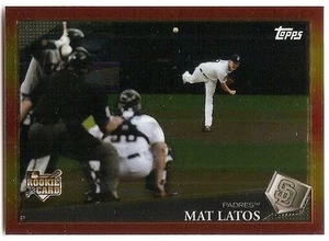 2009 TOPPS RED HOT ROOKIE REDEMPTION Mat Latos #RHR7 - Picture 1 of 1