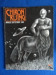 CHIRON RISING MAGAZINE  AUGUST/SEPTEMBER  1989 OLDER  GAY MEN  BEARS - Picture 1 of 1