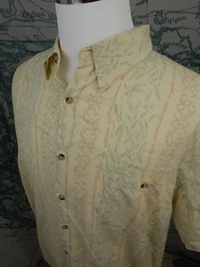  Windham Pointe Resort Herren Hawaiihemd - gelb Blumen Viskose Gr. XL - G732a - Bild 1 von 8