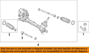 FORD OEM 12-23 C-Max Steering Gear Linkage-Boot Kit AV6Z3332A - Picture 1 of 1