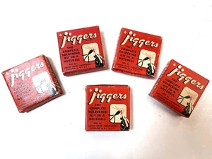 SET OF (5) VINTAGE JIGGERS SOLDERING KITS NEW IN BOX- FREE SHIPPING - Picture 1 of 3