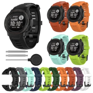 For Garmin Instinct/Instinct Tide/Tactical Silicone Watch Band Strap or Cover - Picture 1 of 66