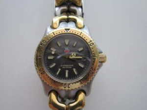 Tag Heuer SEL Professional 200 M. Damen schwarzes Zifferblatt Quarzuhr, W69763 Vintage - Bild 1 von 12