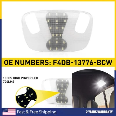 1X Mapa de cúpula interior de coche para luz LED Ford F-150 superior F-250 F-350 1994-2007 Foto 1 de 4