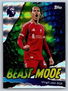 2025-26 Topps Premier League BEAST MODE HOLO #430 Virgil van Dijk, Liverpool FC - Bild 1 von 2