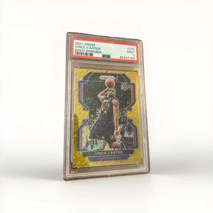2021-22 Panini Prizm FOTL Gold Shimmer #246 Vince Carter 3/10 PSA 9 Pop 1! - Bild 1 von 2