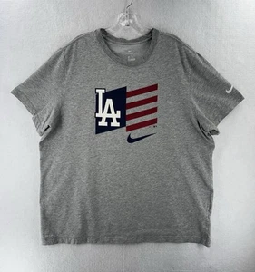 Camiseta Nike LA Dodgers para mujer 2XL bandera de Estados Unidos manga corta MLB béisbol Nike - Imagen 1 de 10