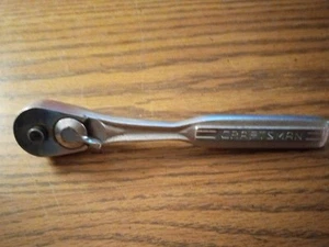Vintage Craftsman -V- 43784 3/8" Drive Ratchet Quick Release Forged In USA - Picture 1 of 6