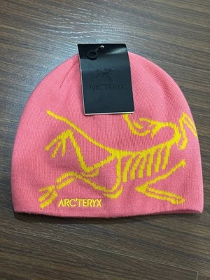 Arc'teryx Cabeza de Pájaro Rosa Lana Gorro Sombrero Cálido Unisex Invierno Esquí - Nuevo sin Etiquetas Foto 1 de 4