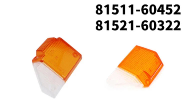 Juego de lentes de lámpara de señal de giro delantera TOYOTA genuino Land Cruiser 70 OEM IZQUIERDA y derecha Foto 1 de 1