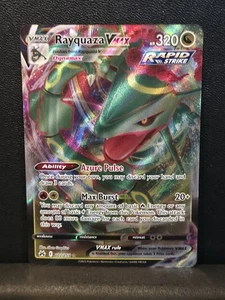 Juego de Cartas Coleccionables Pokémon Rayquaza VMAX Corona Zenith 102/159 Holo Ultra Raro I - Imagen 1 de 2