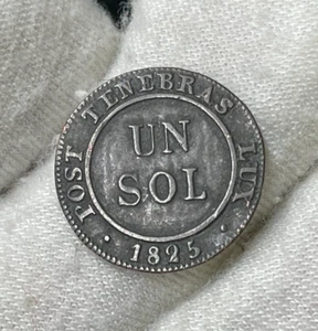 1825 Swiss Geneva 1 SOL Coin Great Condition Rare High Value - Bild 1 von 7