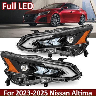 Par de faros LED izquierdo derecho para Nissan Altima 2023 2024 2025 Foto 1 de 4