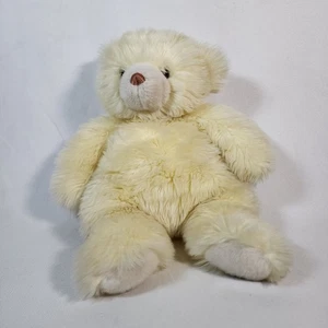 Vintage Teddy Bear Plush Stuffed Animal Mary Meyer White Blonde Long Hair Kids - Picture 1 of 8