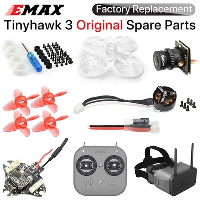 EMAX Tinyhawk 3 Drone Parts FPV Goggles Propeller Transmitter Motor Controller - Image 1 of 4
