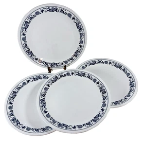 Set-4 Vintage Corelle Corning Old Towne Blue Onion 8.5" Lunch Salad Plates USA - Picture 1 of 5