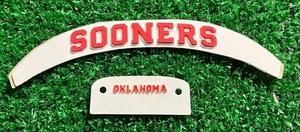 OKLAHOMA SOONERS 3D MINI BUMPERS for RIDDELL SPEED MINI HELMETS - Picture 1 of 1