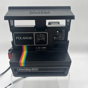 Polaroid One Step Close Up 600 Film vintage Instant Camera Black Built-In Flash - Picture 1 of 7