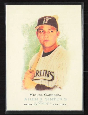 2006 Topps Allen & Ginter #175 Miguel Cabrera Florida Marlins (T) - Image 1 of 2