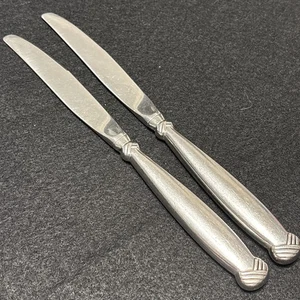 Oneida Rattan Edelstahl Tafelmesser 2 Stück USA - Bild 1 von 12